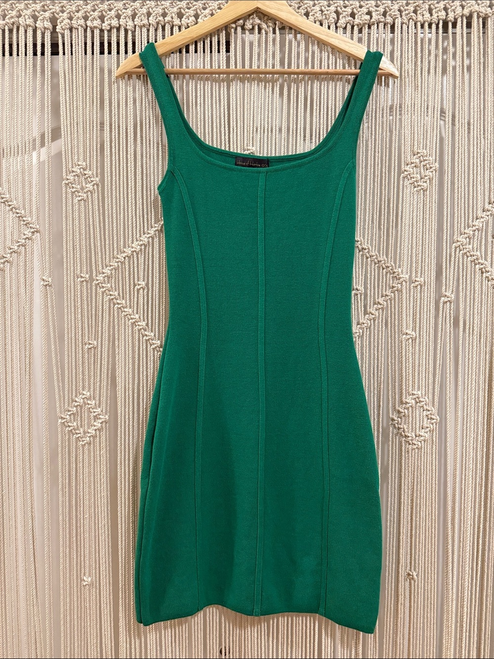 House of Harlow 1960 Emerald Green Scoop Neck Sleeveless Mini Dress